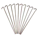 10pc METAL GARDEN PEGS