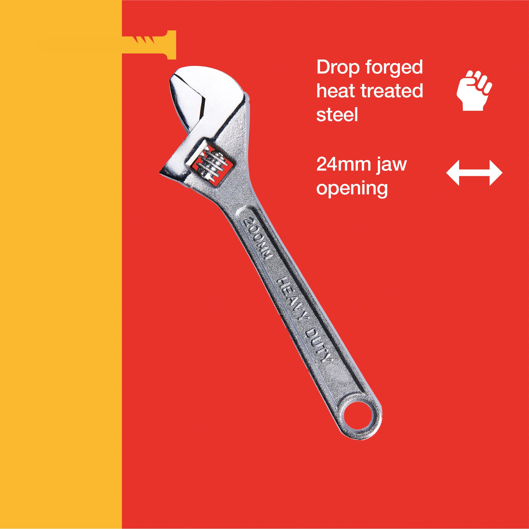8'' ADJUSTABLE WRENCH