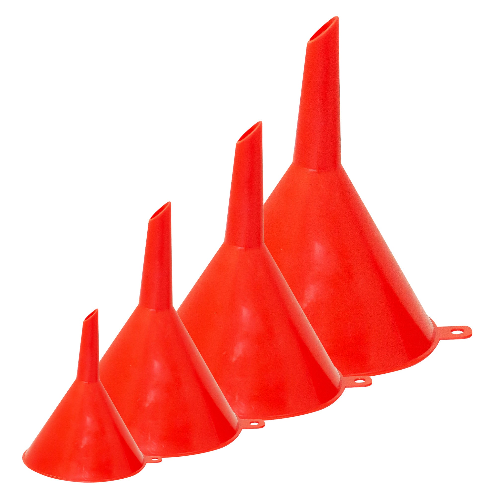 4pc MINI PLASTIC FUNNEL SET