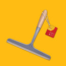 WOODEN HANDLED WINDOW SQUEEGEE