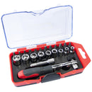 23pc OFFSET RATCHET HANDLE, BIT & SOCKET SET