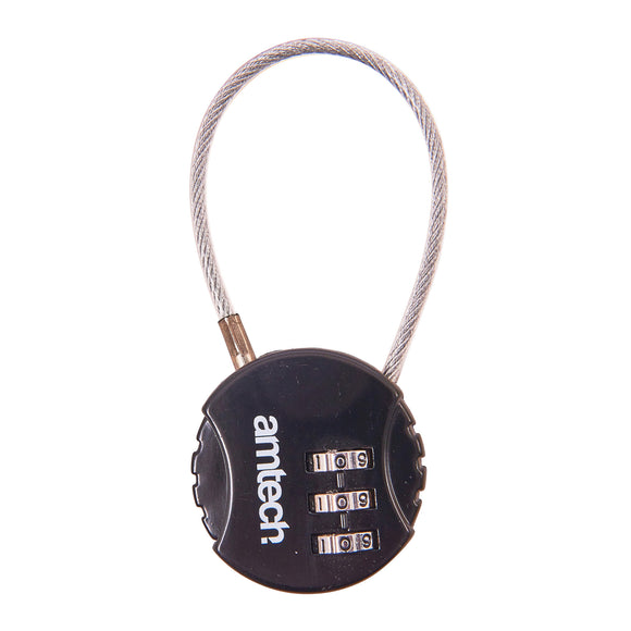 3 DIGIT COMBINATION CABLE LOCK