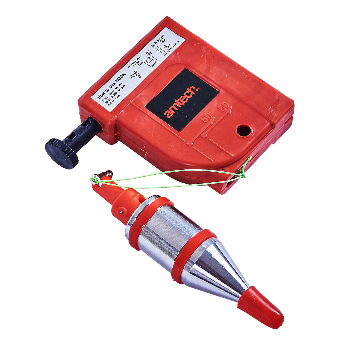 Amtech G4130 Magnetic Plumb Bob and Line 400g