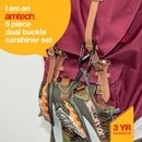 5PCS DUAL BUCKLE CARABINER SET