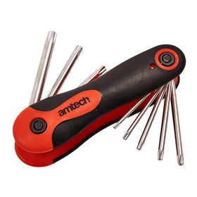 8pc FOLDING TORX KEY SET