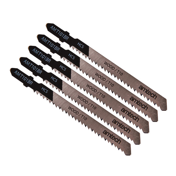 5pc REVERSE CUT WOOD JIGSAW BLADE SET (AMT101BR)