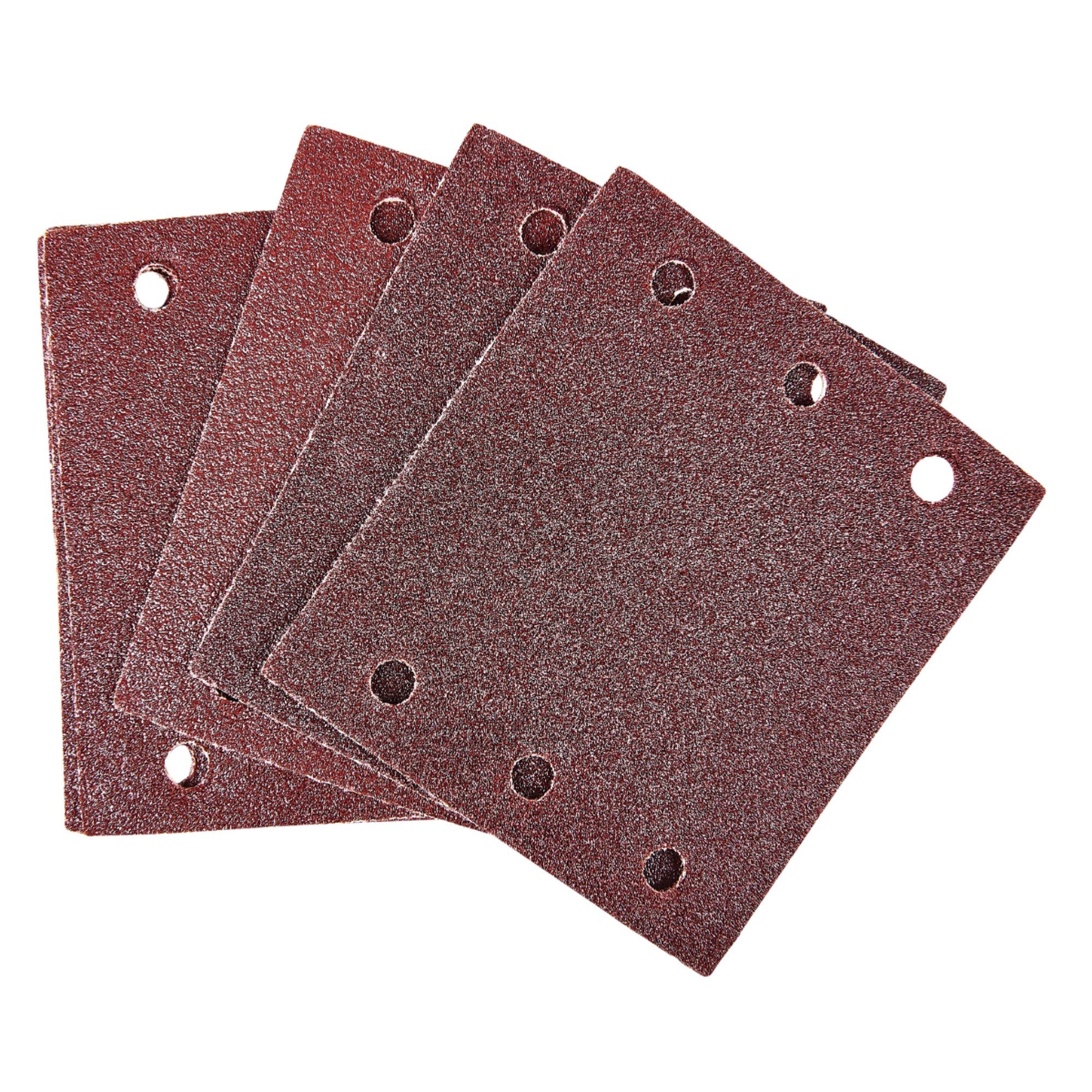 10pc SQUARE SANDING SHEET SET (P80 GRIT ) (110 X 100MM)