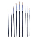 9pc ROUND TIP ART BRUSH SET