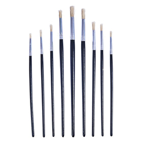 9pc ROUND TIP ART BRUSH SET