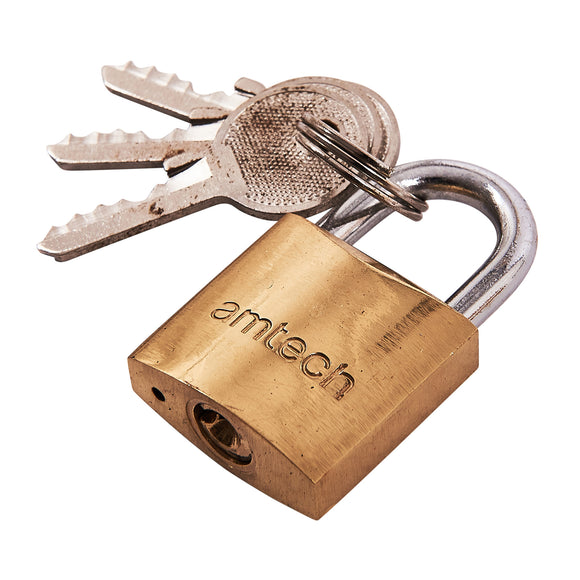 25mm BRASS PADLOCK