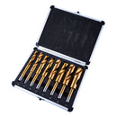 8pc 1/2" HSS TITANIUM NITRIDE BLACKSMITHS DRILL BIT SET