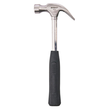 16oz (450g) POLISHED CLAW HAMMER - STEEL SHAFT