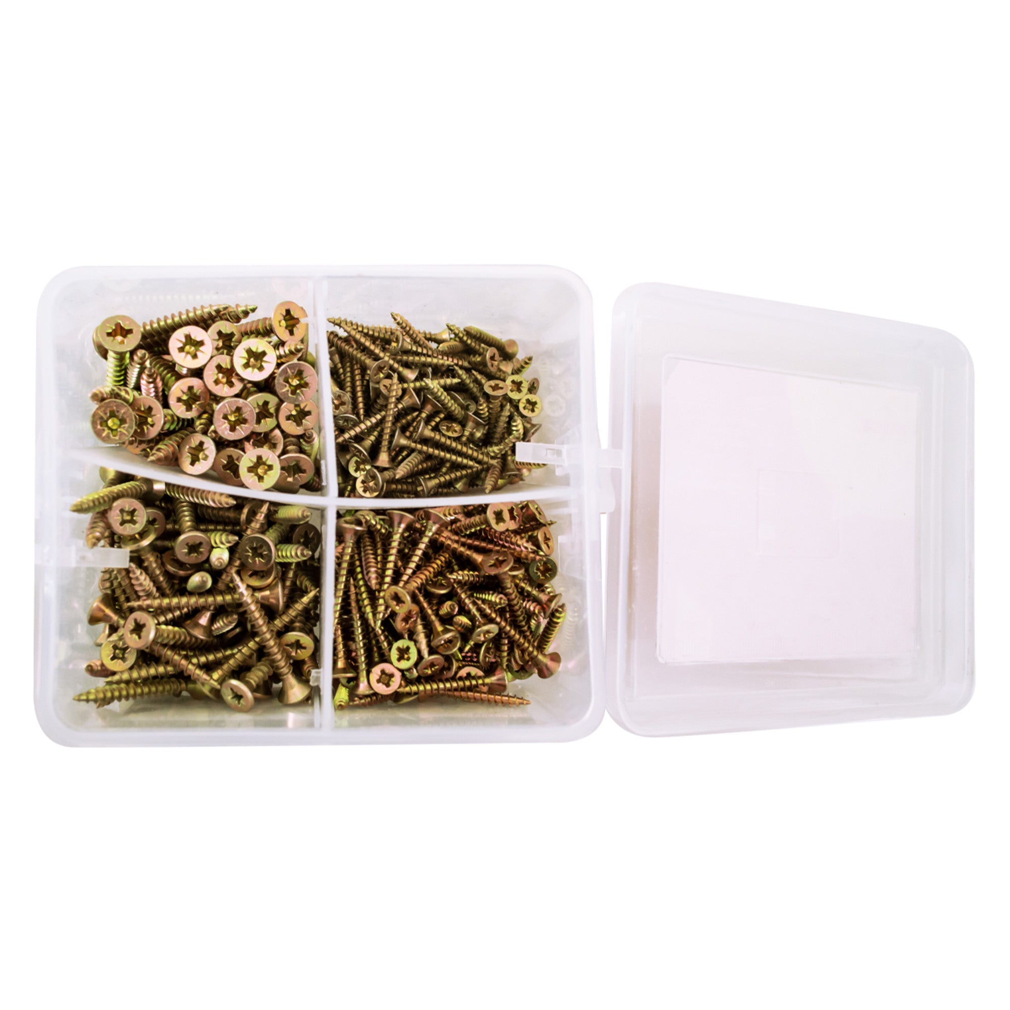 500PCS ASSORTED WOOD SCREWS