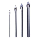 4pc GLASS & MIRROR DRILL BIT SET