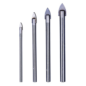 4pc GLASS & MIRROR DRILL BIT SET