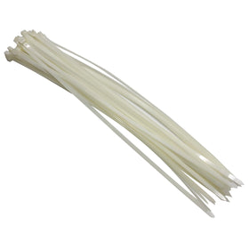 30pcs TIE WRAPS (500 x 6.5 mm) WHITE