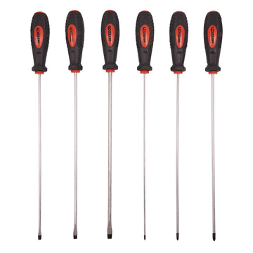 6pc LONG REACH SCREWDRIVER SET