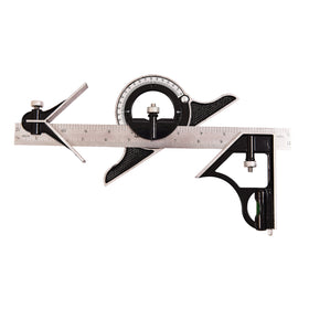 12" COMBINATION SQUARE AND PROTRACTOR