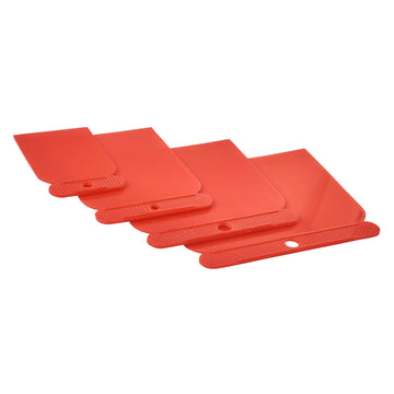 4pc PLASTIC SCRAPER