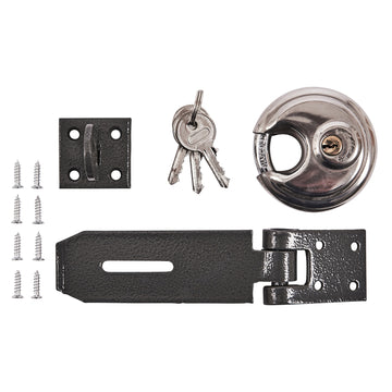 70mm DISC PADLOCK WITH HASP