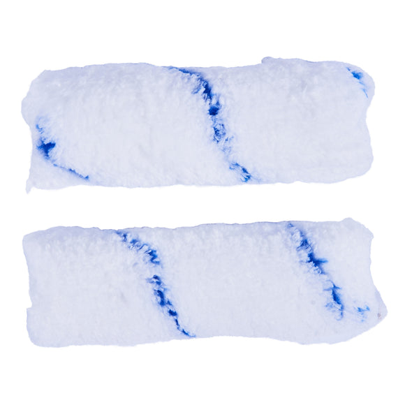2pc 4" MEDIUM PILE (12MM) ROLLER SLEEVE - MICROFIBRE