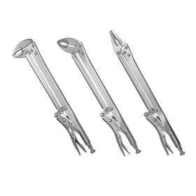 3pcs LONG REACH LOCKING PLIER SET