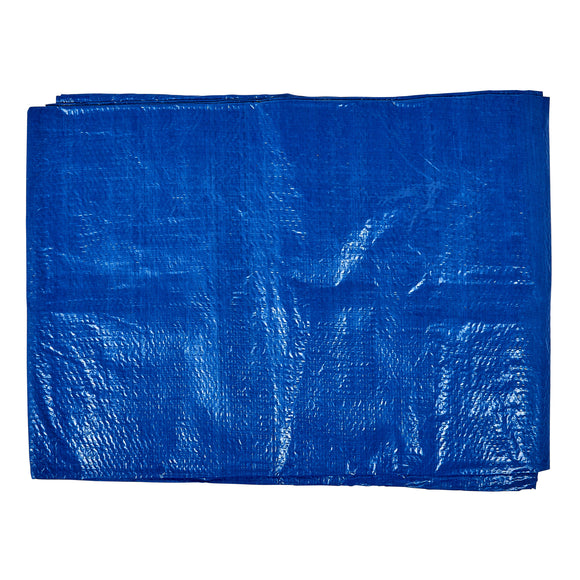 6' x 9' FT (1.8 X 2.75M) TARPAULIN - BLUE