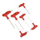 6pc T-HANDLE HEX KEY SET