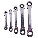 5pc RING RATCHET SPANNER SET