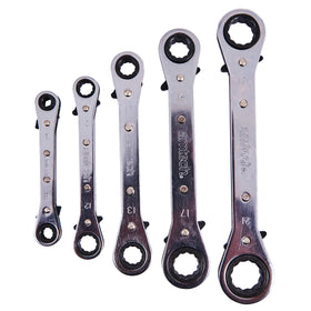 5pc RING RATCHET SPANNER SET