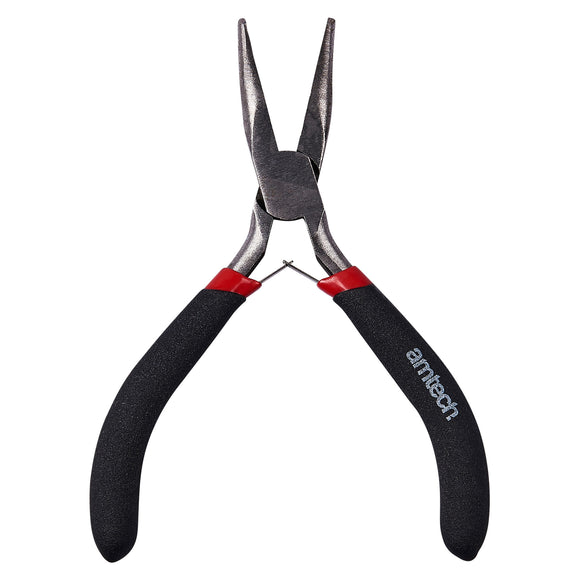 MINI BENT NOSE PLIERS WITH SPRING