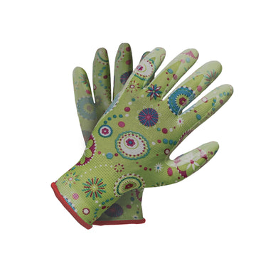 GARDEN GLOVES GREEN LARGE (SIZE:9)