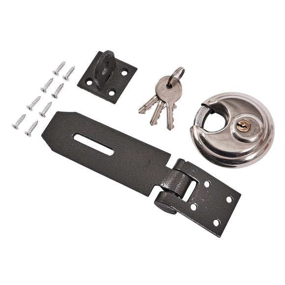 70mm DISC PADLOCK WITH HASP