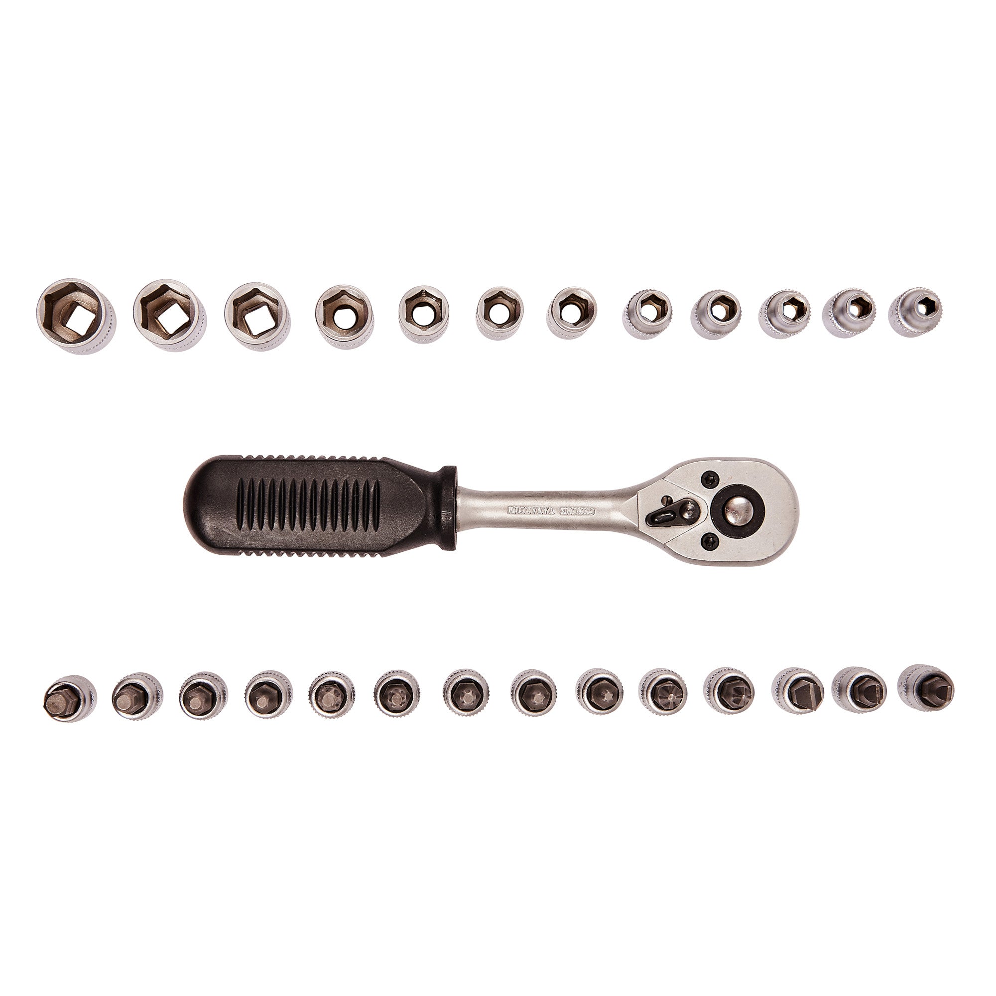 27pc 1/4" DRIVE SOCKET AND BIT SET