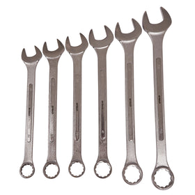 6pc JUMBO COMBINATION METRIC SPANNER SET