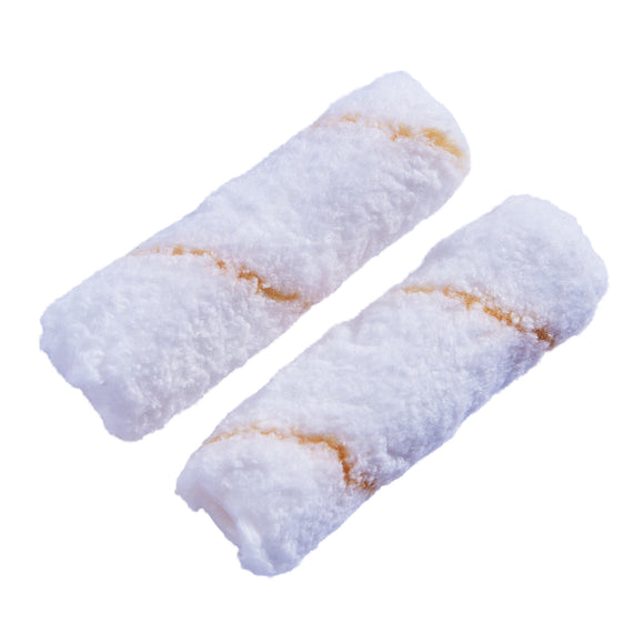 2pc 4" SHORT PILE (9MM) ROLLER SLEEVE - MICROFIBRE