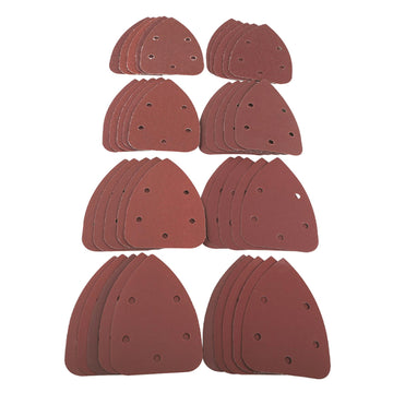 40pcs MIXED GRIT DELTA SANDING SHEET SET (140 x 140 x 100MM)