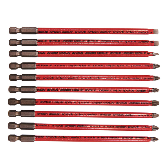 10pc 150mm NON-SLIP BITS