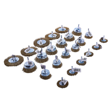 24pc WIRE BRUSH SET