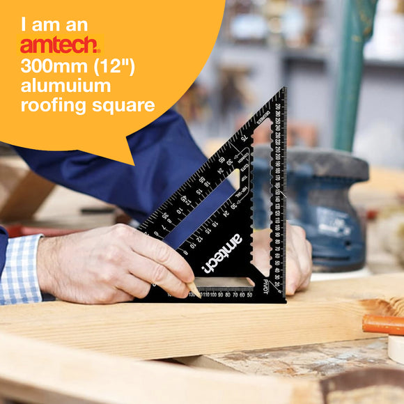 300mm (12") ALUMINIUM ROOFING SQUARE