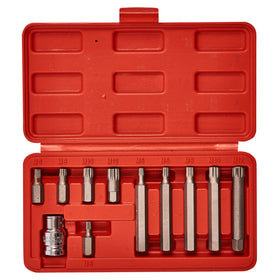 11pc SPLINE BIT & SOCKET SET