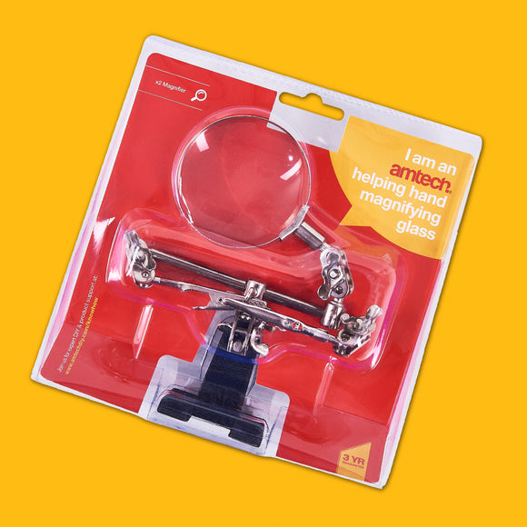 60mm HELPING HAND MAGNIFYING GLASS