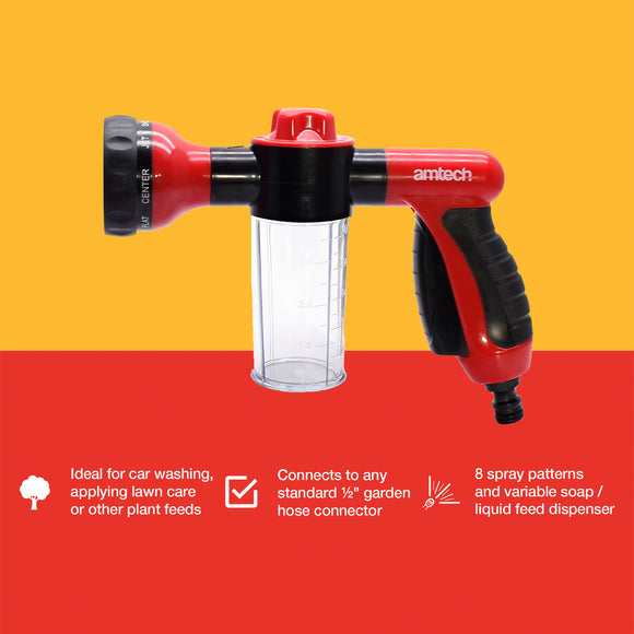 8 FUNCTION CAR WASH & GARDEN SPRAYER