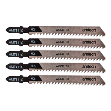 5pc WOOD JIGSAW BLADE SET (AMT111C)