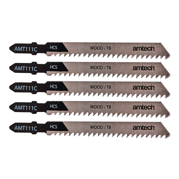 5pc WOOD JIGSAW BLADE SET (AMT111C)