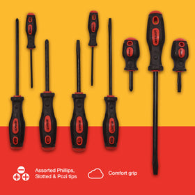 9pc SCREWDRIVER SET