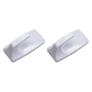 2pc RECTANGULAR REMOVABLE SELF-ADHESIVE HOOK SET (6.5x3 cm)