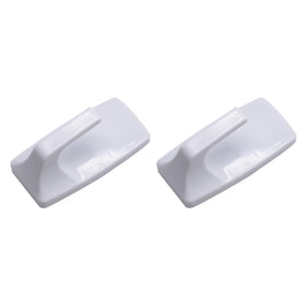 2pc RECTANGULAR REMOVABLE SELF-ADHESIVE HOOK SET (6.5x3 cm)