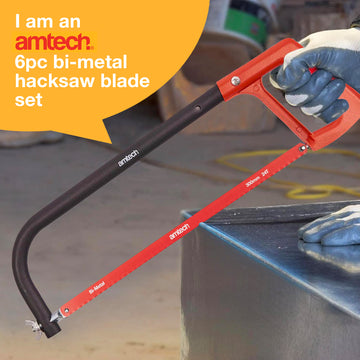 6pcs 300mm (12 INCH) BI-METAL HACKSAW BLADE SET