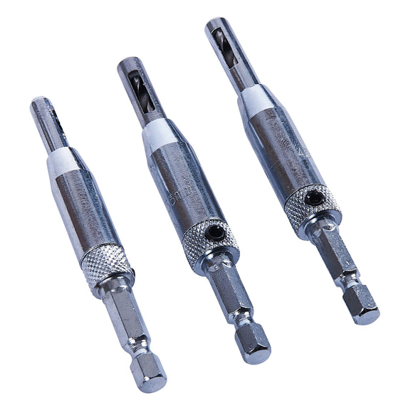 3pc HINGE DRILL SET